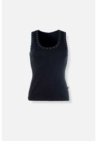 Camiseta De Movies Negra Slim Fit Para Mujer L ROCKBANDS