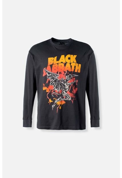 Camiseta De Black Sabbath Relax Fit Para Hombre M