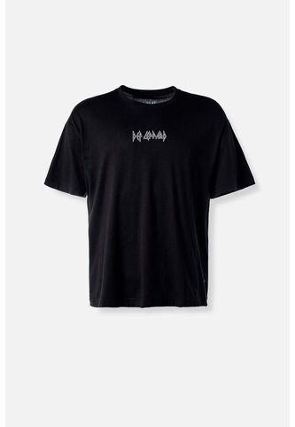 Camiseta De Def Leppard Relax Fit Para Hombre M ROCKBANDS