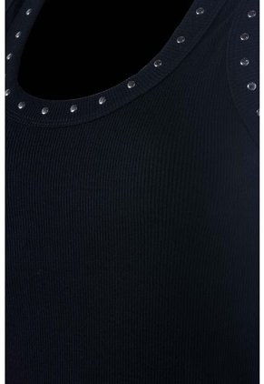 Camiseta De Movies Negra Slim Fit Para Mujer M