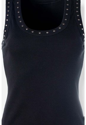 Camiseta De Movies Negra Slim Fit Para Mujer M