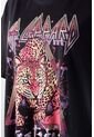 Camiseta De Def Leppard Relax Fit Para Mujer L de ROCKBANDS