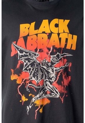 Camiseta De Black Sabbath Relax Fit Para Hombre M