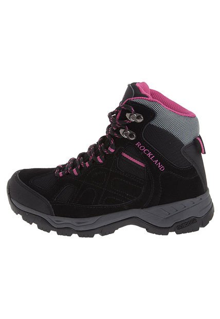 Bota Outdoor Negra-Fucsia Rockland Revi Compra Ahora Dafiti