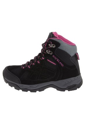Bota Outdoor Negra-Fucsia Rockland Revi
