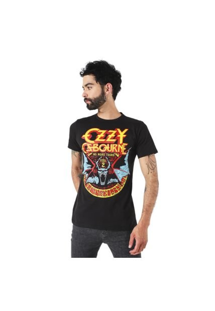 Camiseta Adulto Ozzy Osbourne Negro