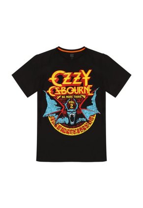 Camiseta Adulto Ozzy Osbourne Negro