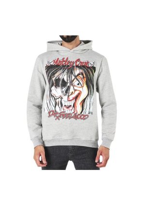 Hoodie Capota Adulto Mötley Crüe Gris