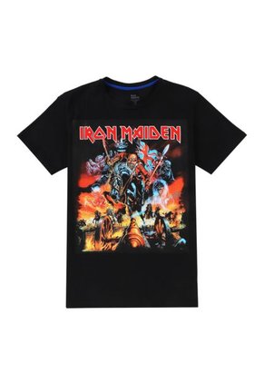 Camiseta Adulto Iron Maiden Negro
