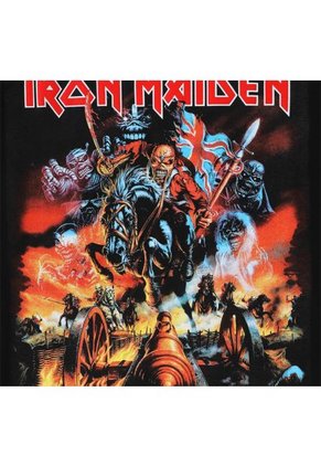 Camiseta Adulto Iron Maiden Negro