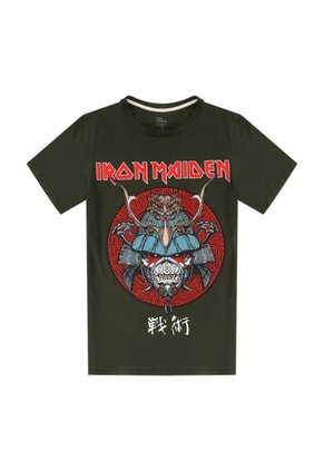 Camiseta Adulto Iron Maiden Verde