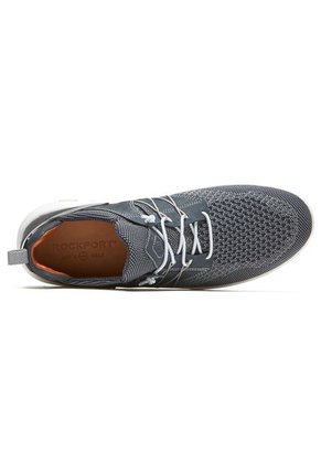 Zapatos Rockport Lets Walk Knit Bungee-Gris Claro