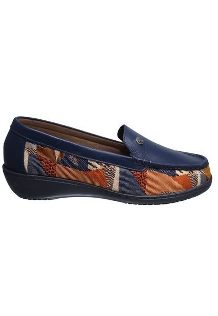 Zapato Mocasín Cuero Tubular Romulo Mujer