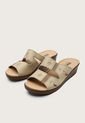 Sandalia Tacón Corrido Beige-Marrón Romulo de Romulo