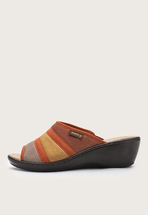 Sandalia Tacón Corrido Multicolor Romulo