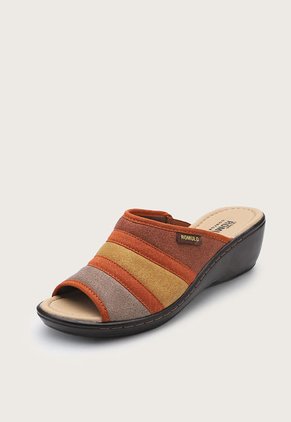 Sandalia Tacón Corrido Multicolor Romulo