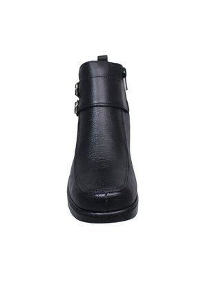 Botín Romulo Mujer Hebillas Decorativas En Cuero