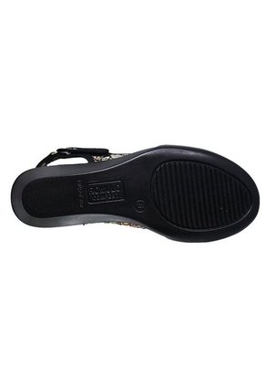 Sandalia Romulo Textil Mujer Ajuste Velcro Tacón Corrido