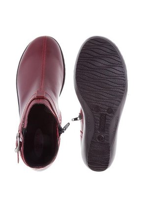 Bota Tacón Corrido Roja Romulo