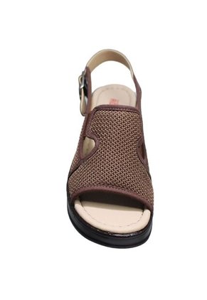 Sandalia Romulo Textil Ajuste Hebilla Para Mujer