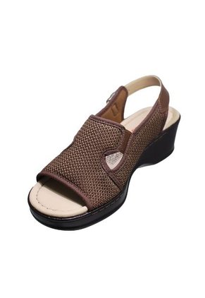 Sandalia Romulo Textil Ajuste Hebilla Para Mujer