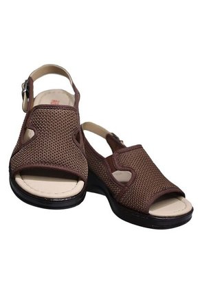 Sandalia Romulo Textil Ajuste Hebilla Para Mujer