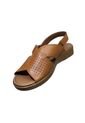 Romulo Sandalia Plana Cuero Ajuste Velcro Mujer de Romulo