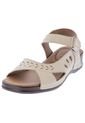 Sandalia Plana Beige Romulo de Romulo