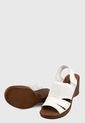Sandalia Plataforma Blanco-Café Romulo de Romulo