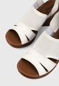 Sandalia Plataforma Blanco-Café Romulo de Romulo