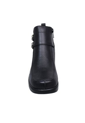 Botín Romulo Mujer Hebillas Decorativas En Cuero