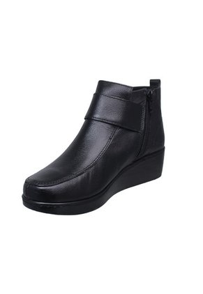 Botín Romulo Mujer Hebillas Decorativas En Cuero