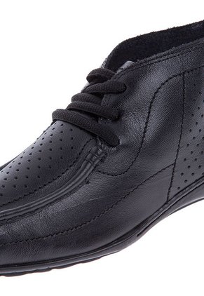 Botín Tacón Corrido Negro Romulo