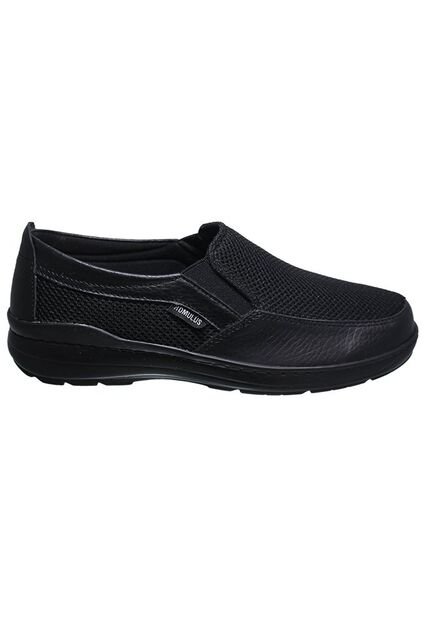 Zapato Mocasín Romulo Textil Por Cuero Para Hombre