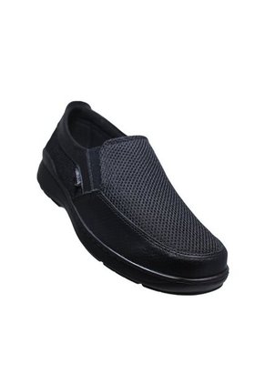Zapato Mocasín Romulo Textil Por Cuero Para Hombre