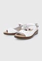 Sandalia Blanco-Café Romulo de Romulo
