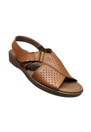 Romulo Sandalia Plana Cuero Ajuste Velcro Mujer