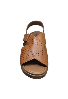 Romulo Sandalia Plana Cuero Ajuste Velcro Mujer