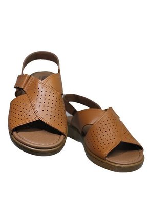 Romulo Sandalia Plana Cuero Ajuste Velcro Mujer