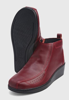 Botín Tacón Corrido Vinotinto-Negro Romulo