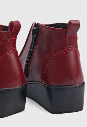 Botín Tacón Corrido Vinotinto-Negro Romulo