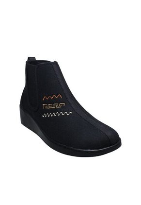 Botín Textil Romulo Dama Tacón Corrido