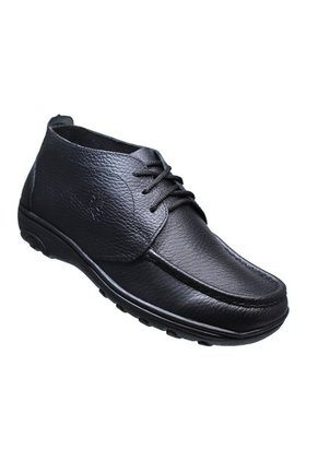 Botin Romulo Hombre Cuero De Amarrar