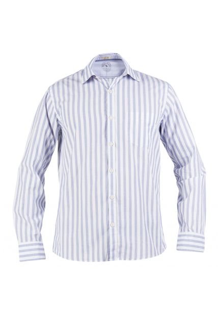 Camisa Rosé Pistol Celeste Azul-Blanco