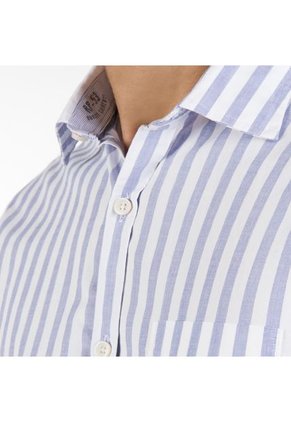 Camisa Rosé Pistol Celeste Azul-Blanco