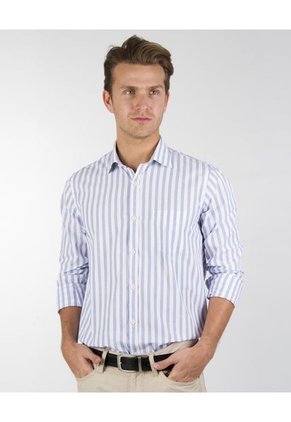 Camisa Rosé Pistol Celeste Azul-Blanco