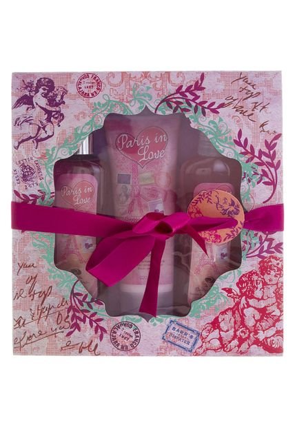 Estuche Ross D Elen Paris In Love Body Splash 240 ML+ Body Lotion 220 ML+Baño Líquido