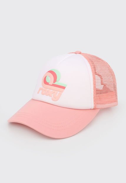 Gorra Rosa-Verde Menta-Blanco Roxy Pink Scarlet