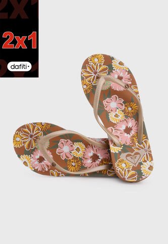 Playeras Lifestyle ROXY Bermuda Print Café Roxy