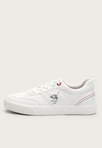 Tenis Lifestyle Blanco-Tojo-Azul Royal County of Berkshire Polo Club Royal County of Berkshire Polo